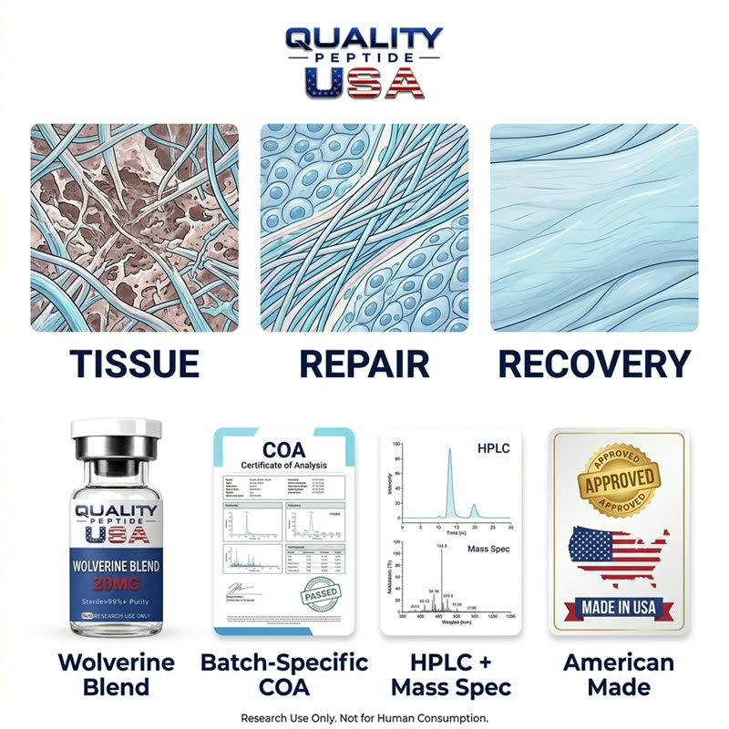 Quality Peptide USA search-intent static ad